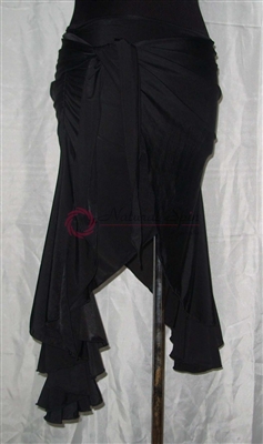 Style NS L16a Black Tulip Skirt for Dance | Blue Moon Ballroom Dance Supply