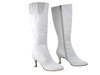 VF PP205 White Leather Boot - Dance Footwear | Blue Moon Ballroom Dance Supply