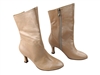 Style PP205A Light Tan Light Leather Ankle Boot - Dance Footwear | Blue Moon Ballroom Dance Supply