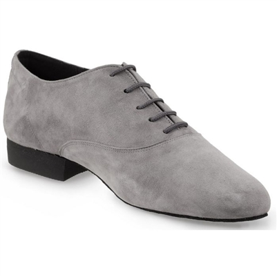 Rummos Elite Flexman 240 Grey Nubuck Mens Shoe - Men's Dance Shoes| Blue Moon Ballroom Dance Supply