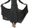 Style RS Atelier Chiara Ballroom Practice Skirt Black - Women's Dancewear | Blue Moon Ballroom Dance Supply