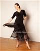 Style RS Atelier Chili Ballroom Practice Skirt Black - Women's Dancewear | Blue Moon Ballroom Dance Supply