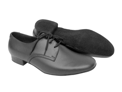 Style S304 Black Leather - Women's Dance Shoes | Blue Moon Ballroom Dance Supply