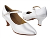 Style S9137 White Satin Dyeable - Ladies Dance Shoes | Blue Moon Ballroom Dance Supply