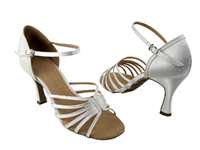Style SERA1135 Ivory Satin - Ladies Dance Shoes | Blue Moon Ballroom Dance Supply