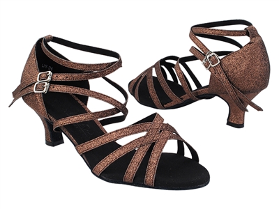 Style SERA5008 Copper Stardust 2" heel - Ladies Dance Shoes | Blue Moon Ballroom Dance Supply