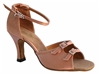 VF 1620 Brown Satin - Women's Dance Shoes | Blue Moon Ballroom Dance Supply