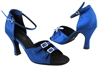 VF 1620 Gem Blue Satin - Women's Dance Shoes | Blue Moon Ballroom Dance Supply
