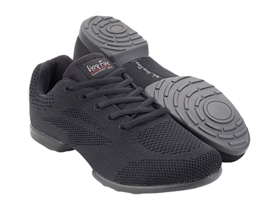 Style VFSN020 Black Mesh Split Sole Dance Sneaker - Unisex Dance Shoes | Blue Moon Ballroom Dance Supply