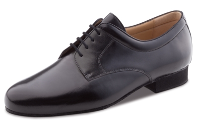 Style WK 28050 Extra Wide Mens Black Leather Shoe | Blue Moon Ballroom Dance Supply