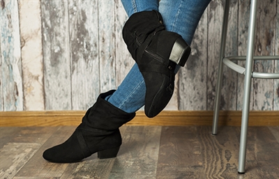 Style SD Bella Ride Black Dance Boot - Women's Dance Boots | Blue Moon Ballroom Dance Supply