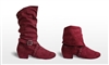 Style SD Urban Charm Burgandy Dance Boot - Women's Dance Boots | Blue Moon Ballroom Dance Supply