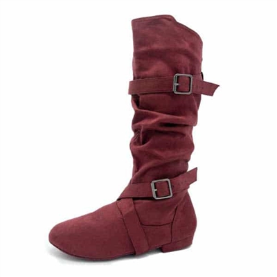 Style SD Urban Premiere Burgandy Dance Boot - Women's Dance Boots | Blue Moon Ballroom Dance Supply