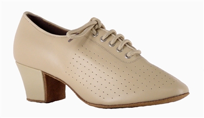 Style SDS Tabit Beige Leather 1.7" Practice Shoe - Shoes | Blue Moon Ballroom Dance Supply