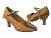 Style 3008 Light Brown Satin - Ladies Dance Shoes | Blue Moon Ballroom Dance Supply