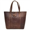 Taavi Handcrafted Brown Leather Tote Bag - Accessory Items | Blue Moon Ballroom Dance Supply