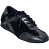 Extra-Depth Padded Insole Unisex Ultimate Hybrid Black Suede and  Leather Dance Sneaker | Blue Moon Ballroom Dance Supply
