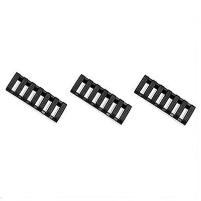 Ergo 7 Slot Ladder Lowpro Rail Cover - Black ERGO4378-BK-3PK