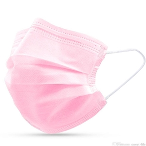 Carolina Cotton Face Mask- Pink