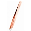 Rubis Classic Slant Tip Tweezer with Rose Gold Wash Finish | Terry Binns Catalog