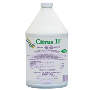 Citrus II Lavender Disinfectant Cleaner. One Gallon