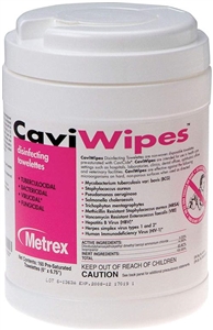 CaviWipes Disinfecting Towelettes by Metrex Ct 160 | Terry Binns Catalog