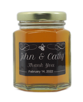 Honey Wedding Favours Canada, Ontario. 140g jar.