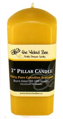 Beeswax Pillar Candle