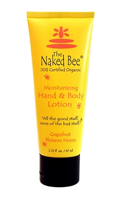 The Naked Bee Grapefruit Honey Blossom Lotion 2.25 oz/67 ml tube