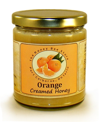 Creamed Flavoured honey with real oranges.
