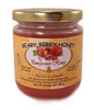 Creamed honey mixed with natural pomegranates