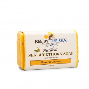 Bee By The Sea: Sea Buckthorn Soap - Honey & Oatmeal