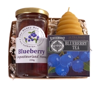 Canadian Blueberry Honey Holiday Gift Set.