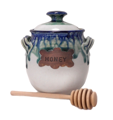 Ceramic Honey Pot Earthen Vessels, Large