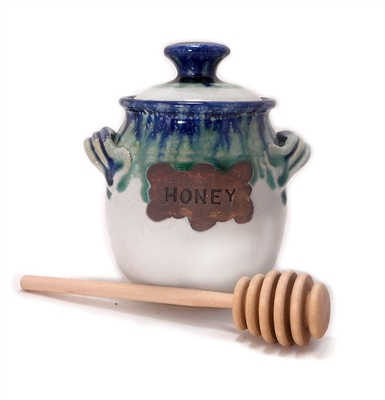 Ceramic Honey Pot Earthen Vessels, medium