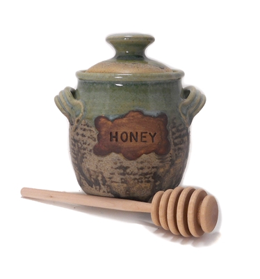 Ceramic Honey Pot Earthen Vessels, medium
