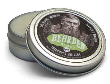 Cedarwood and Lime Beard & Moustache Wax, bearded nomad, ontario