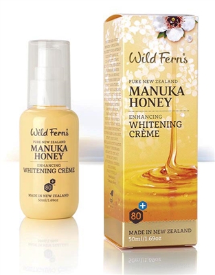 Manuka Honey Enhancing Whitening Facial Cream by wild ferns, Canada Ontario. The Honey Bee Store