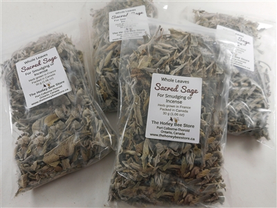 SACRED SAGE for Smudging, 30g. The Honey Bee Store