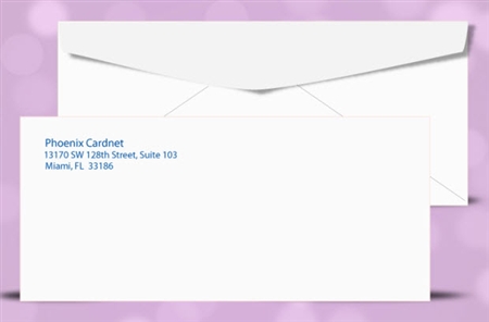 # 10 Regular Envelopes, 1 PMS color print, # 10040PMS