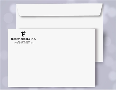 10 x 13 Booklet Envelopes, 1 color print (Black), #30060P