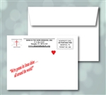 A-2 Announcement Envelopes, black + 1 PMS color print, Item # 50020P2
