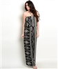 Black White Tribal Jumpsuit