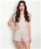 Dusty Pink Lace Romper