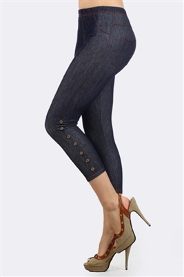 Denim Leggings - One Size