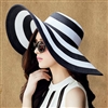 Black and White Sun Hat