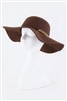 Chain Accent Felt Floppy Hat