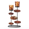 Tiger Print Candleholder