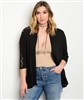 Black Plus Size Cardigan