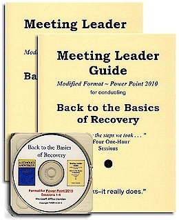 2 Back to the Basics of Recovery Meeting Leader Guides + PowerPoint 2019 CD